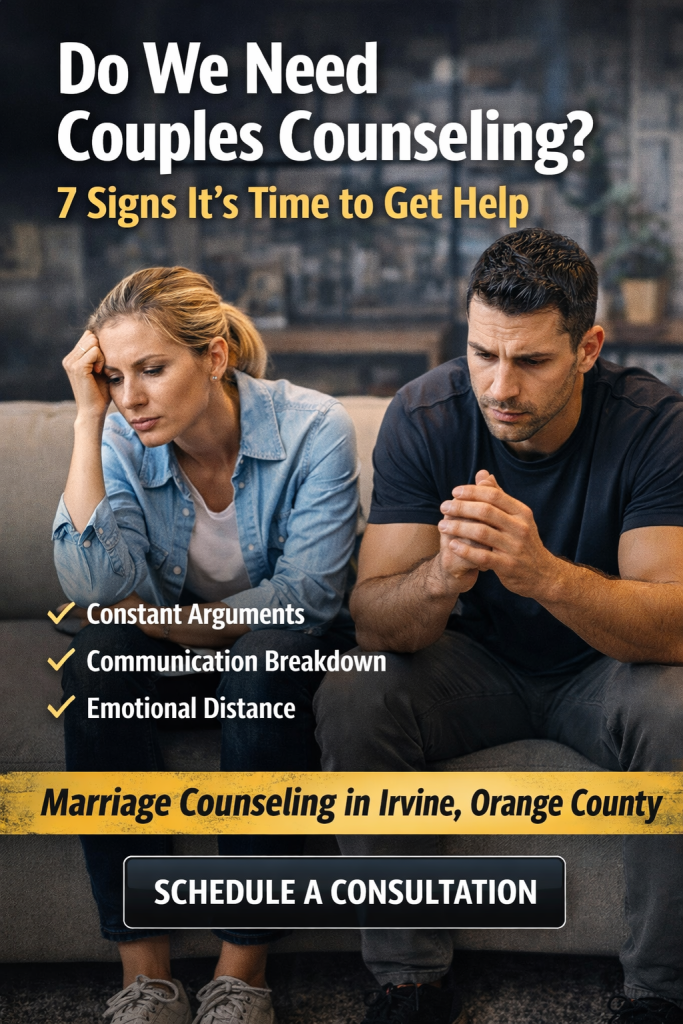 Couples counseling in Irvine